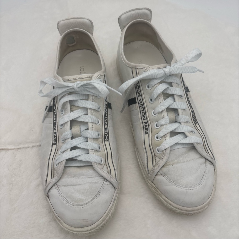 Louis Vuitton White and Black Men's Sneakers